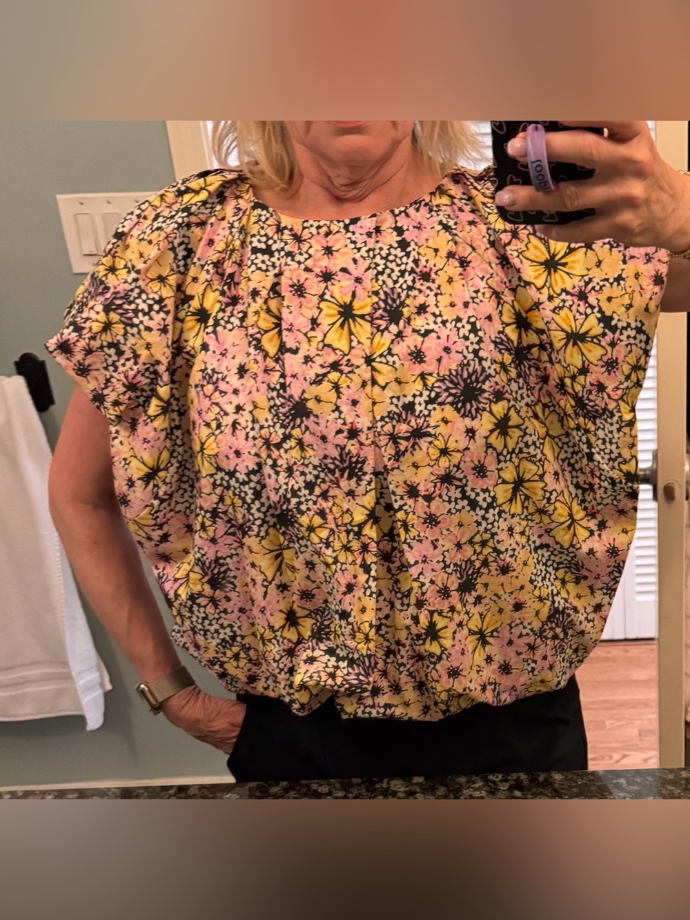 Dries Von Noten Floral Balloon Blouse